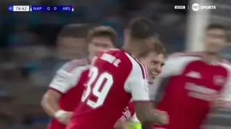 ویدیو: گل اول آرسنال به ناپولی توسط اودگارد