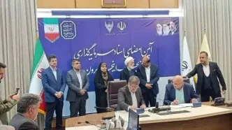 آیین امضای قراردادهای سرمایه‌گذاری مرکز لجستیک اینچه‌برون برگزار شد