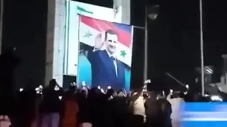 تصویر بشار اسد دوباره در سوریه بالا رفت!