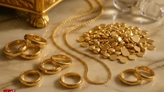 قیمت طلا ۱۸ عیار امروز شنبه ۲۸ شهریور ۱۴۰۵/افزایش قیمت طلا