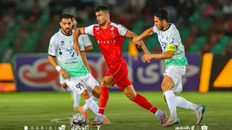 پرسپولیس 1-0 ذوب آهن؛ پایان نیمه اول