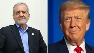 ترامپ عکس پزشکیان را در صفحه‌اش پست کرد