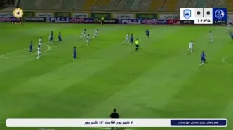 گل اول چادرملو به استقلال خوزستان+ ویدئو