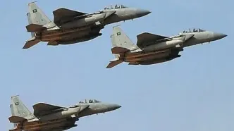 جنگنده F۱۵ عربستان در آسمان یمن سرنگون شد