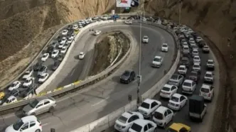 ترافیک نیمه‌سنگین در چالوس و هراز