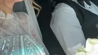 سفر زمان؛ ویدئویی دیده نشده از متین ستوده و کامران تفتی در روز عروسی شان