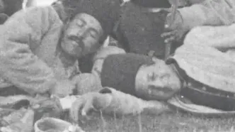 سفر در زمان؛ تصویری از «پشت‌صحنه یک فیلم» با بازی درباریان در دوران قاجار
