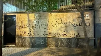 «این آخرین اخطاره»؛ تهدید روی دیوار | ماجرای شعارنویسی روی دیوار خانه رضا کیانیان و تهمینه میلانی چیست؟