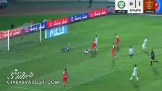 ویدیو| گل دوم پرسپولیس به ذوب آهن (پوریا شهرآبادی)