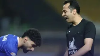 موعود بنیادی فر برای سوت پایان نیمه عجله داشت!