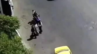لحظه سرقت گوشی دختر جوان در اسلامشهر
