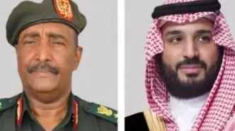 محمد بن سلمان و البرهان تلفنی گفت‌وگو کردند/ تأکید ریاض بر ثبات سودان