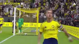 ویدیو: گل اول النصر به ابها توسط کریستیانو رونالدو