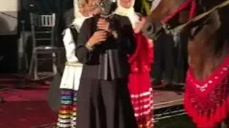 لیندا کیانی در اختتامیه جشنواره فیلم فضای باز لاهیجان