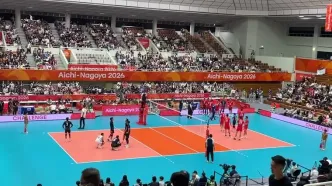 پیروزی سخت والیبال ایران مقابل اندونزی؛ صعود ایران بعنوان صدرنشین