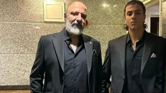تبریک تولد امیر جعفری به پسرش
