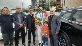 استقبال آملی‌ها از مدال آور ووشو بازی‌های آسیایی