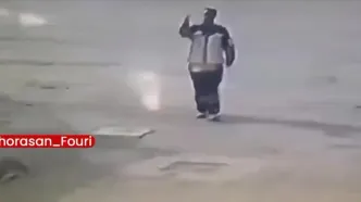 لحظه سرقت موبایل یک پاکبان در مشهد + ویدئو