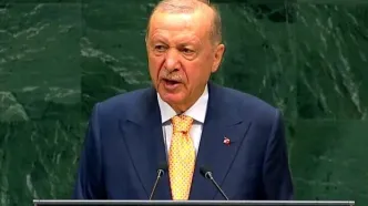 هیات رژیم صهیونیستی هنگام سخنرانی اردوغان مجمع عمومی را ترک کردند