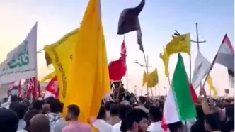 عراقی‌ها در اعتراض به لغو پروازهای ایران به خیابان‌ها آمدند