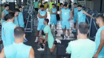 ملی‌پوشان صبح و ظهر تمرین می‌کنند