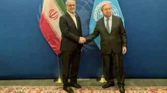 رئیس جمهور با دبیرکل سازمان ملل دیدار و گفتگو کرد