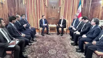دیدار و گفتگوی نخست وزیر قطر با پزشکیان