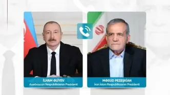 گفتگوی تلفنی الهام علی اف با پزشکیان