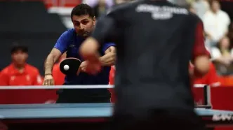 پیروزی قاطع تیم ملی تنیس روی میز ایران برابر سنگاپور