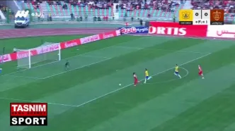 گل اول پرسپولیس به صنعت نفت + ویدئو
