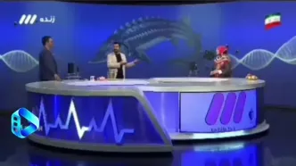 لحظه دست دادن مجری زن و مرد روی آنتن زنده تلویزیون
