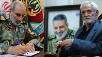 فرمانده نیروی زمینی ارتش درگذشت پدر شهید سپهبد موسوی را تسلیت گفت