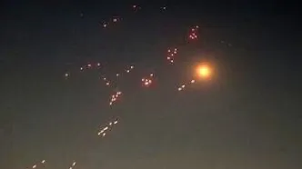 پرنده متخاصم در آسمان قشم رهگیری شد + فیلم