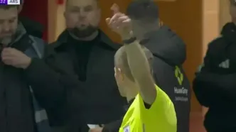 توقف بازی آرسنال به‌خاطر یک پهپاد!