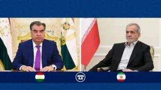 گفت‌وگوی تلفنی پزشکیان با رئیس جمهور تاجیکستان