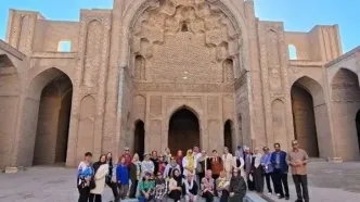 بانوان تهرانی از جاذبه‌های تاریخی و مذهبی ورامین بازدید کردند