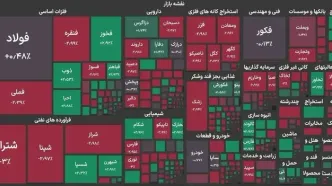 شاخص بورس امروز شنبه ۹ آبان ۱۴۰۵ / هفته با ریزش ۵۳ درصدی آغاز شد