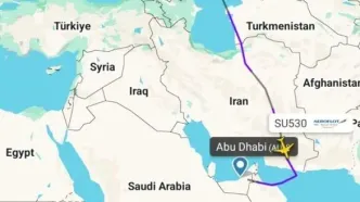 آغاز دوباره پروازهای مسکو به ابوظبی با عبور از آسمان ایران