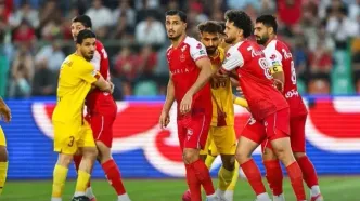 شکست پرسپولیس در مقابل فولاد با نتیجه یک بر صفر