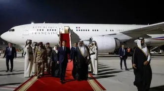 ماکرون وارد دوحه شد