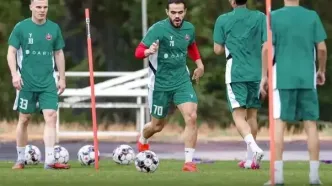 اورونوف با چهره‌های جدید در تمرین پرسپولیس!