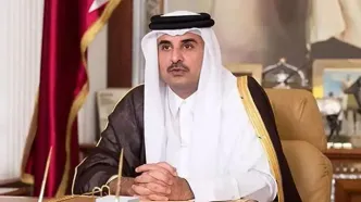 امیر قطر در مسکو با کاروانی که توجه‌ها را جلب کرد
