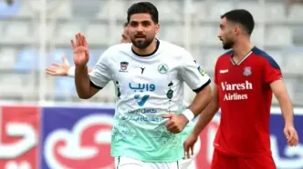 نساجی مازندران 1 - 1 ذوب آهن اصفهان / وطنی در حسرت برد؛ نساجی همچنان دور از پیروزی