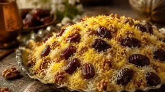 غذای متفاوت جنوبی که با خرما و گردو درست می‌شود