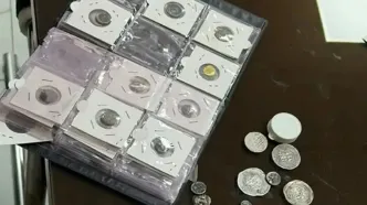 کشف ۲۳ سکه تاریخی قاچاق در ایستگاه مترو شیراز
