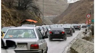 محدودیت تردد در جاده چالوس و آزادراه تهران ـ شمال