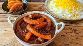 طرز تهیه خورش کدو حلوایی با مرغ و رب انار با طعمی ملس و دلپذیر