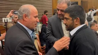 تاج به فدراسیون کشتی رفت/ دیدار و گفت‌وگو با دبیر