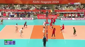 خلاصه والیبال پاکستان مقابل ایران + ویدئو