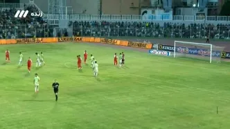 پنالتی پرسپولیس برابر خیبر رد شد+فیلم